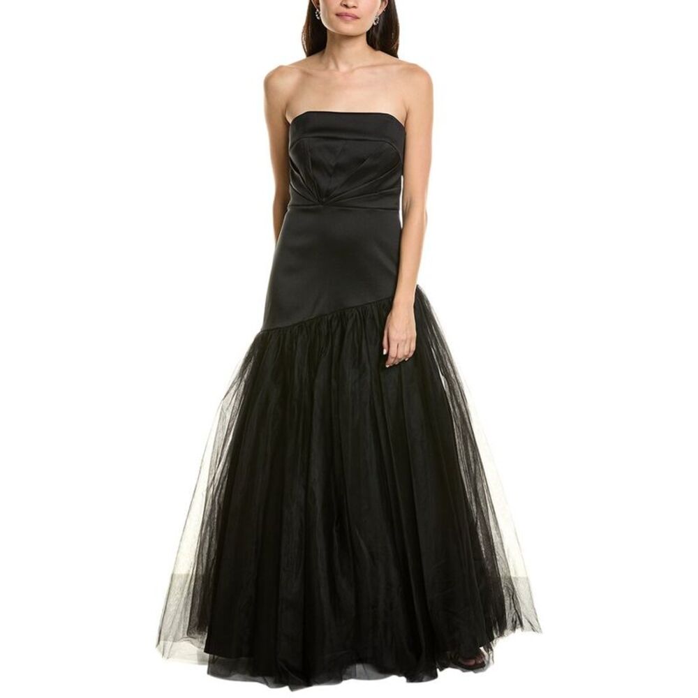 Aidan Mattox Tulle Skirt Gown